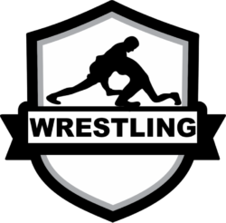 WRESTLING BADGE